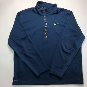 Vintage Nike Livestrong Quarterzip Jacket Size 2XL